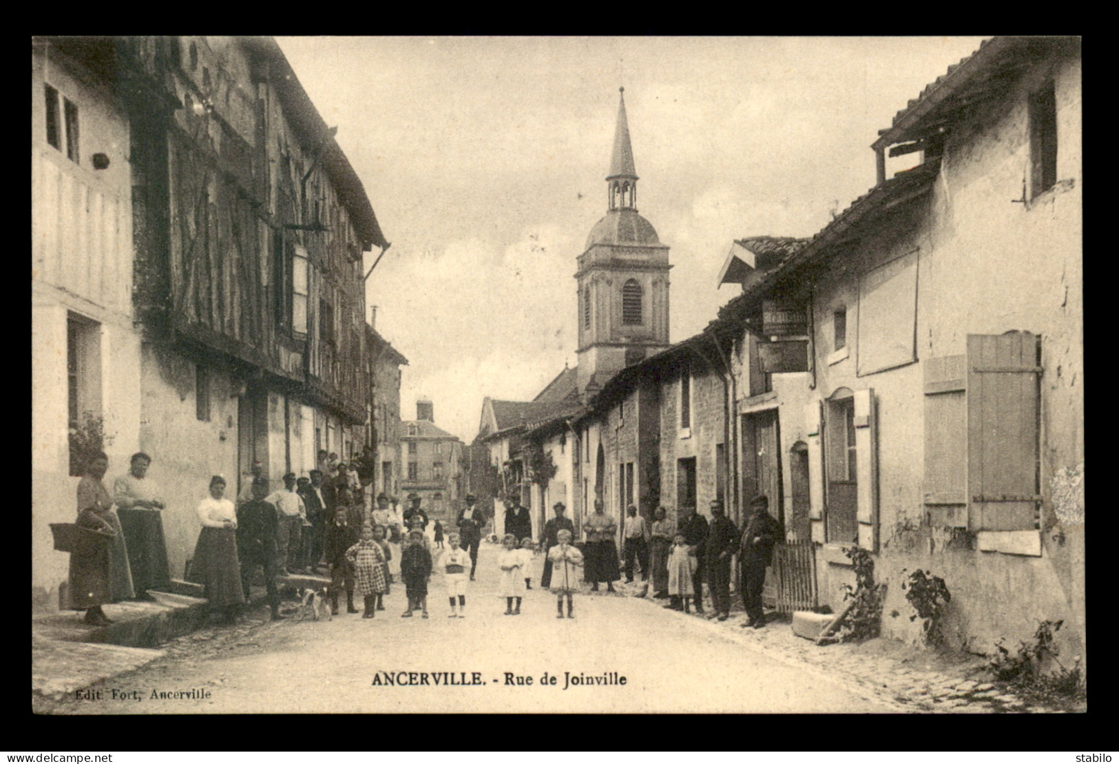 55 - ANCERVILLE - RUE DE JOINVILLE - EDITEUR FORT - VOIR ETAT - Altri & Non Classificati