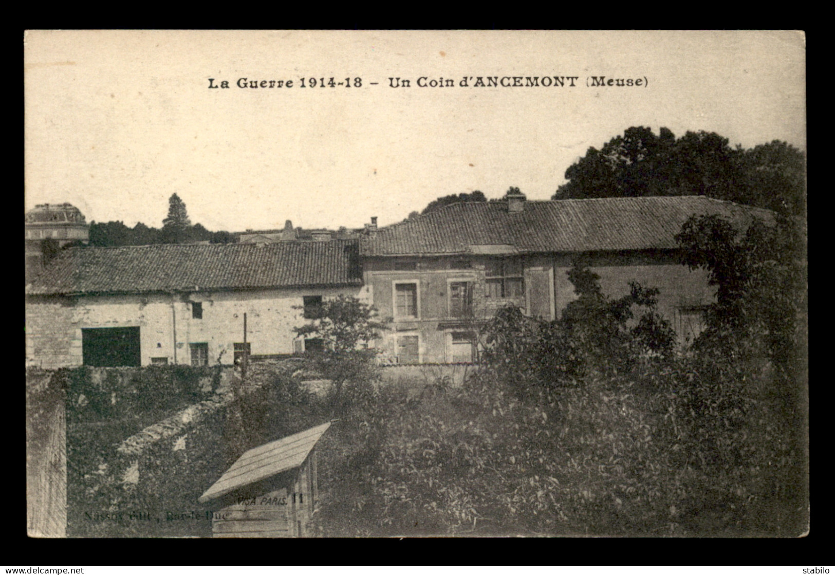 55 - ANCEMONT - UN COIN DU VILLAGE - EDITEUR NASSOY - Altri & Non Classificati