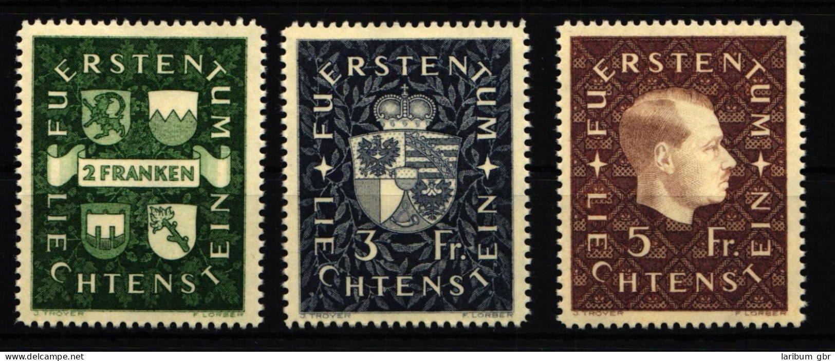 Liechtenstein 183-185 Postfrisch #KJ501 - Sonstige & Ohne Zuordnung