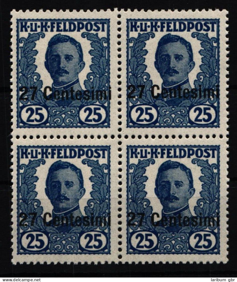 Österreichische Feldpost Ausgaben Für Italien VII Postfrisch Viererblock #KJ431 - Autres & Non Classés