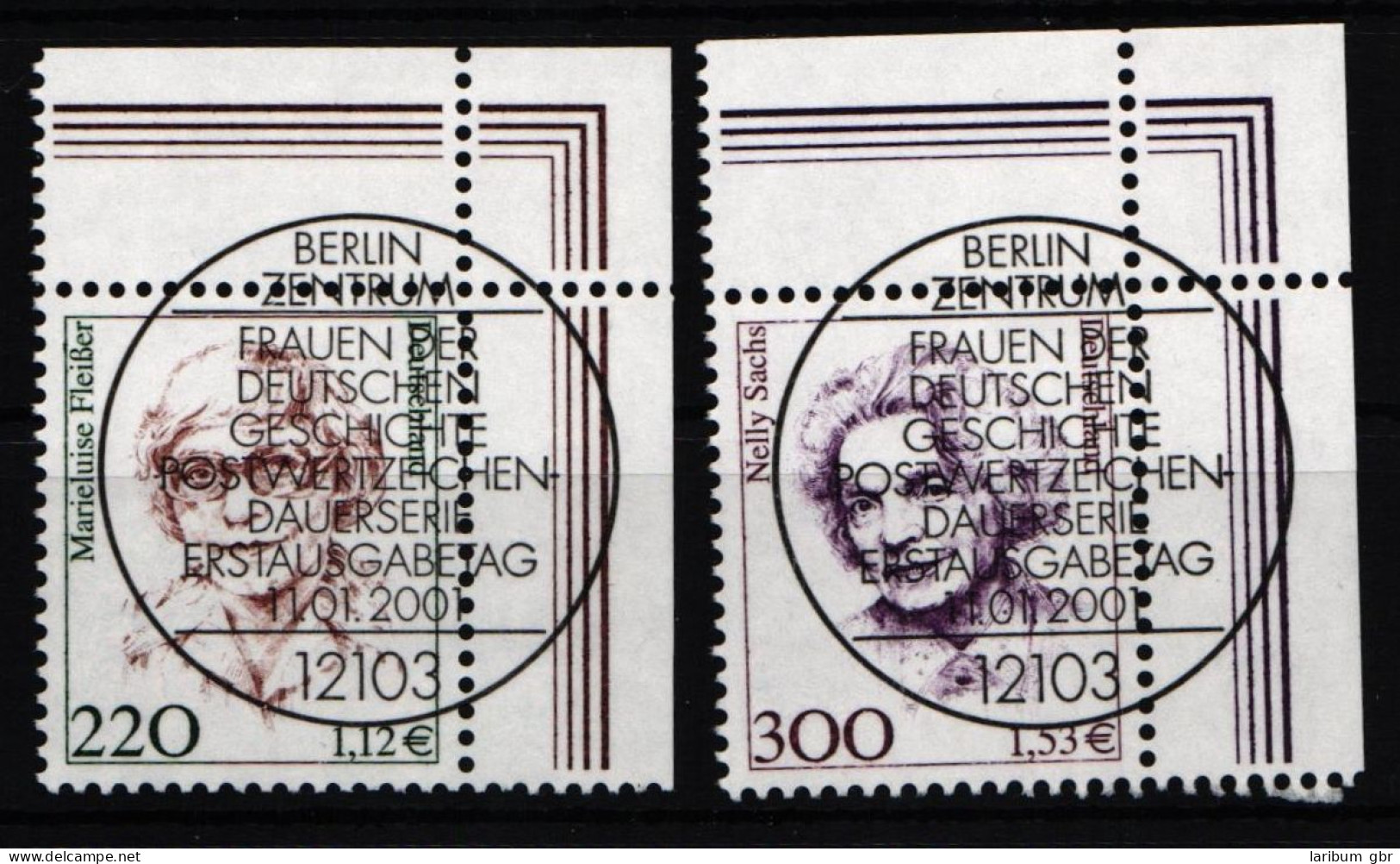 BRD Bund 2158-2159 Gestempelt Eckrand Mit Vollstempel #KJ542 - Sonstige & Ohne Zuordnung