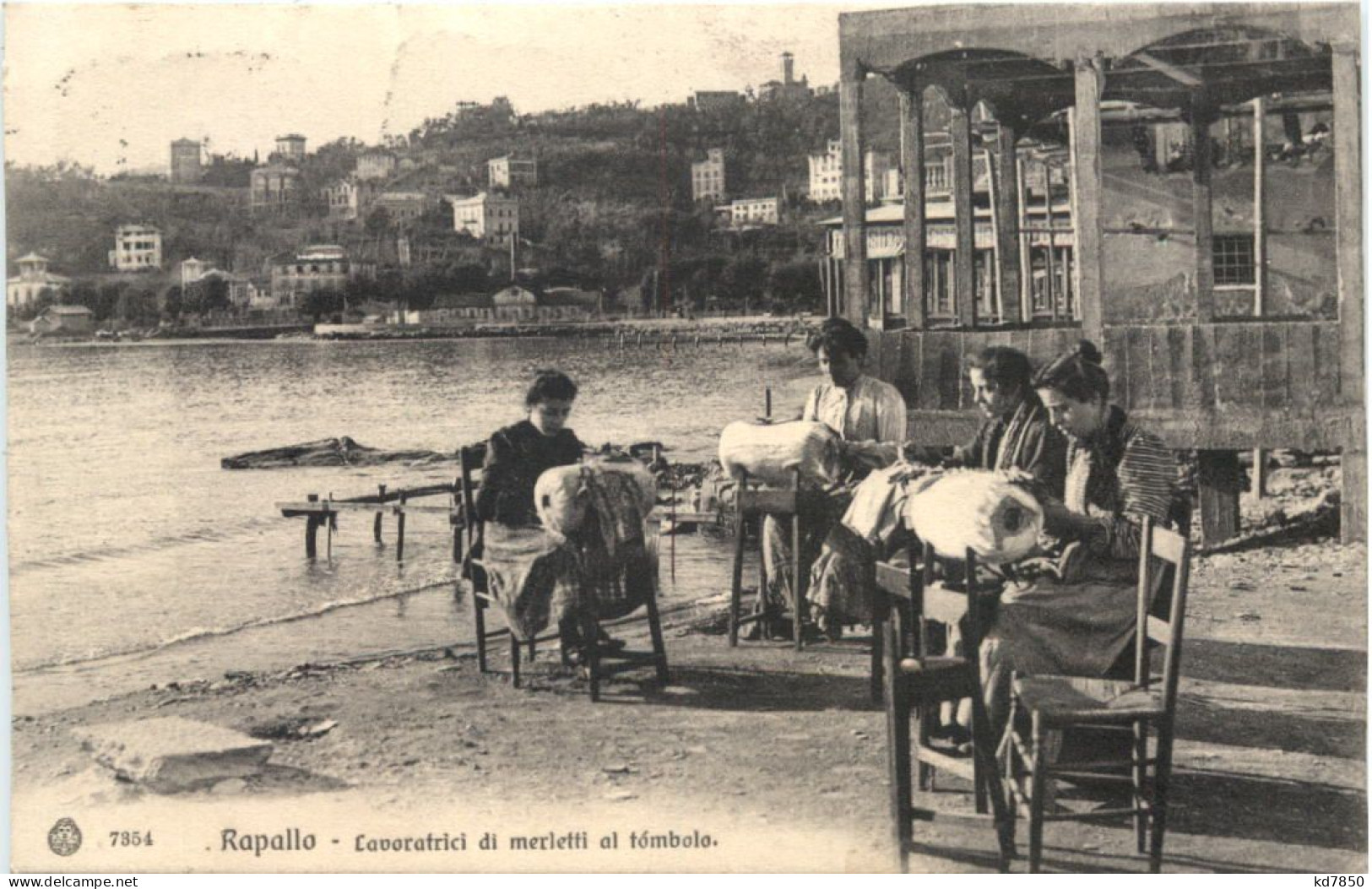 Rapallo - Lavoratrici Di Merletti Al Tombolo - Other & Unclassified