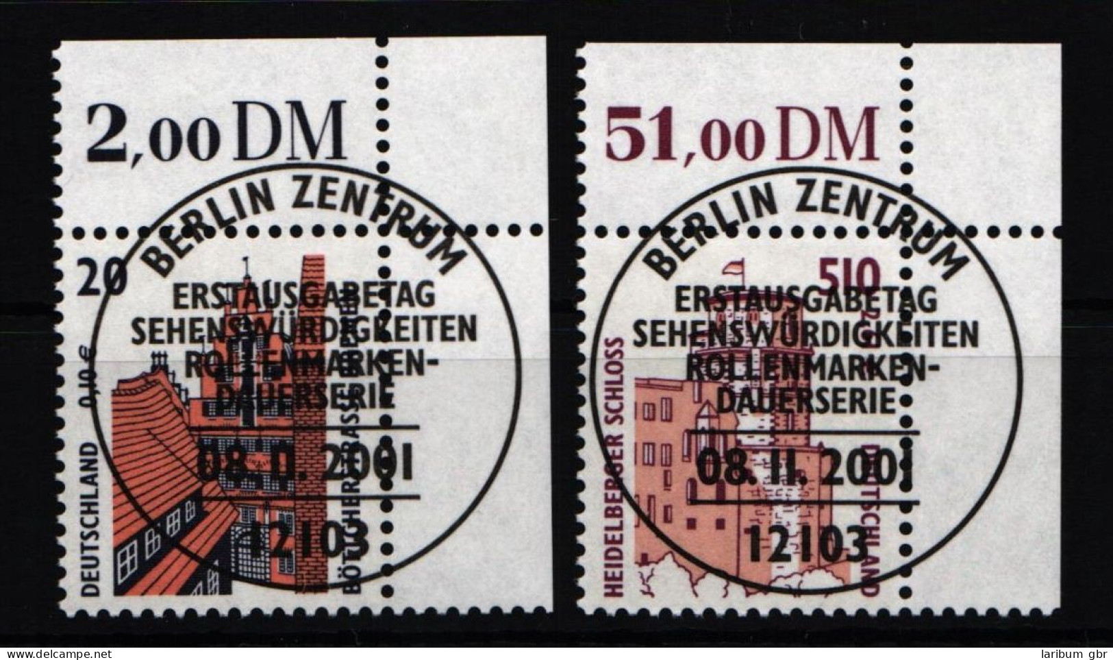 BRD Bund 2224-2225 Gestempelt Eckrand Mit Vollstempel #KJ547 - Other & Unclassified