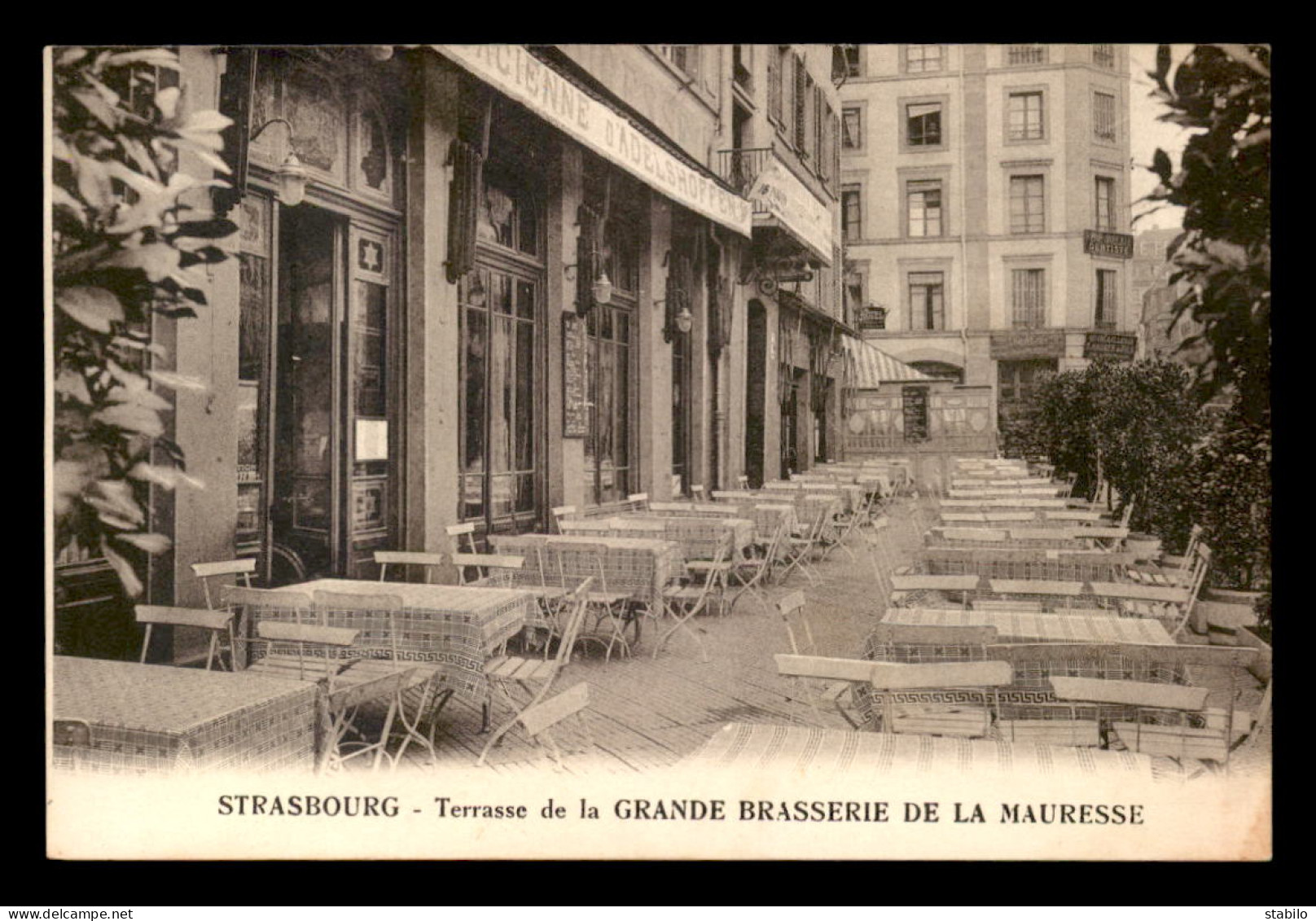 67 - STRASBOURG - GRANDE BRASSERIE DE LA MAURESSE - LA TERRASSE - Strasbourg