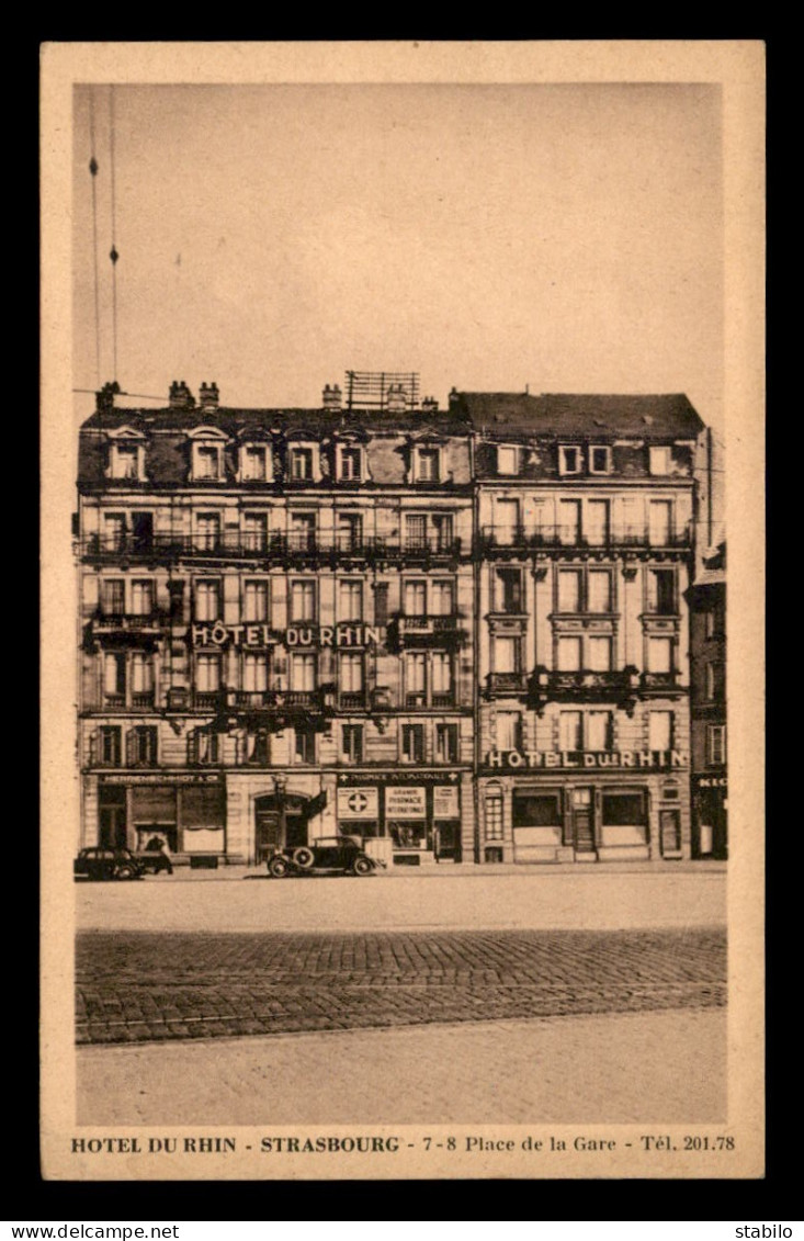 67 - STRASBOURG - HOTEL DU RHIN PLACE DE LA GARE - Strasbourg