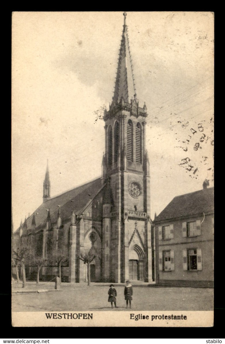 67 - WESTHOFEN -  L'EGLISE PROTESTANTE - Sonstige & Ohne Zuordnung