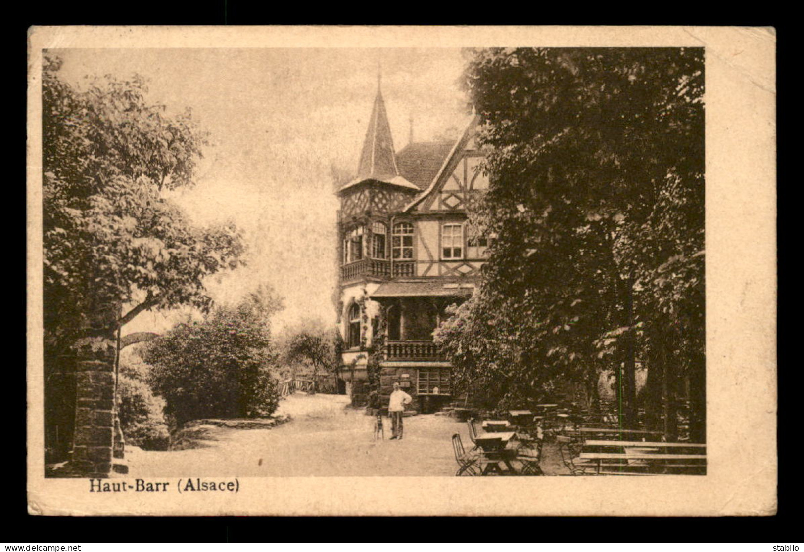 67 - SAVERNE - RUINES DU HAUT-BARR - HOTEL-RESTAURANT F. LABIGANG - Saverne