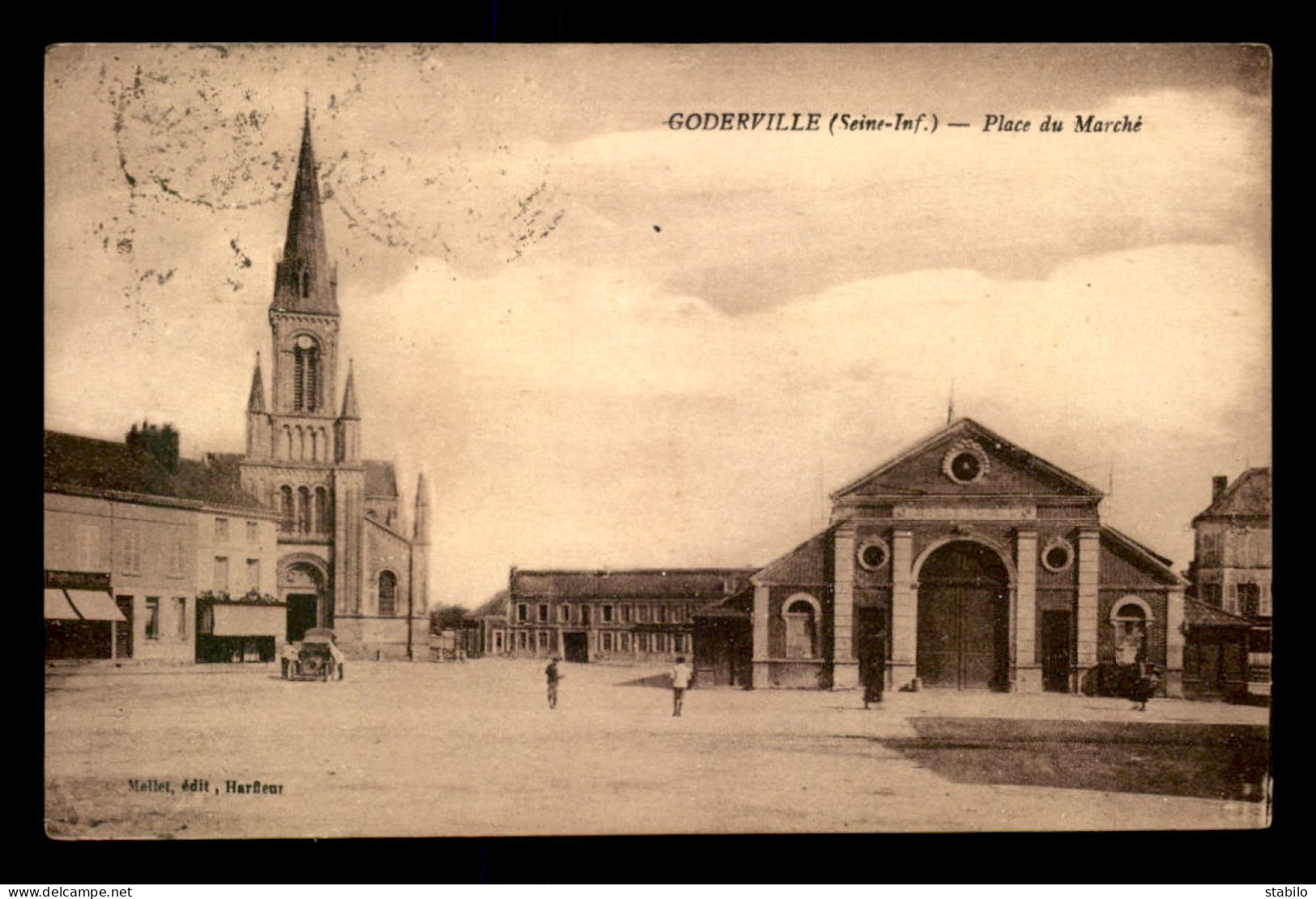 76 - GODERVILLE - PLACE DU MARCHE - Goderville