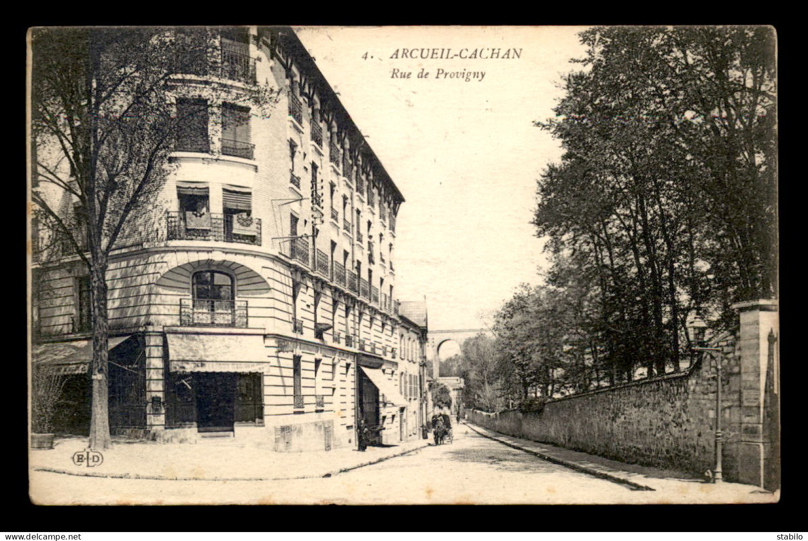 94 - ARCUEIL-CACHAN - LA RUE DE PROVIGNY  - Arcueil