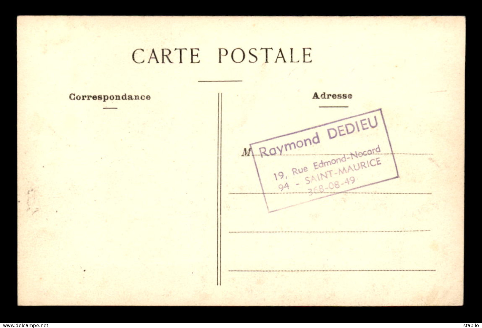 94 - IVRY-SUR-SEINE - INONDATIONS DE 1910 - RUE DE SEINE ET RUE NATIONALE - ATTELAGE DE CHEVAUX - Ivry Sur Seine