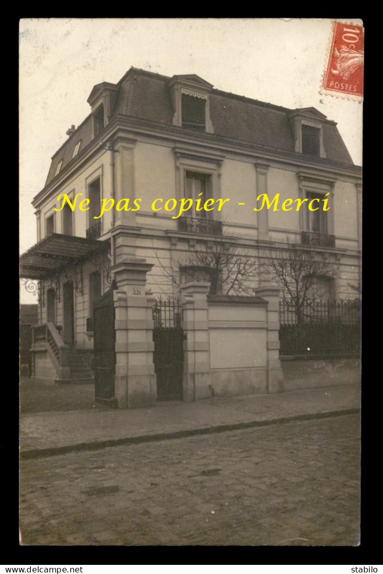 94 - VINCENNES - UNE PROPRIETE - CARTE PHOTO ORIGINALE - Vincennes