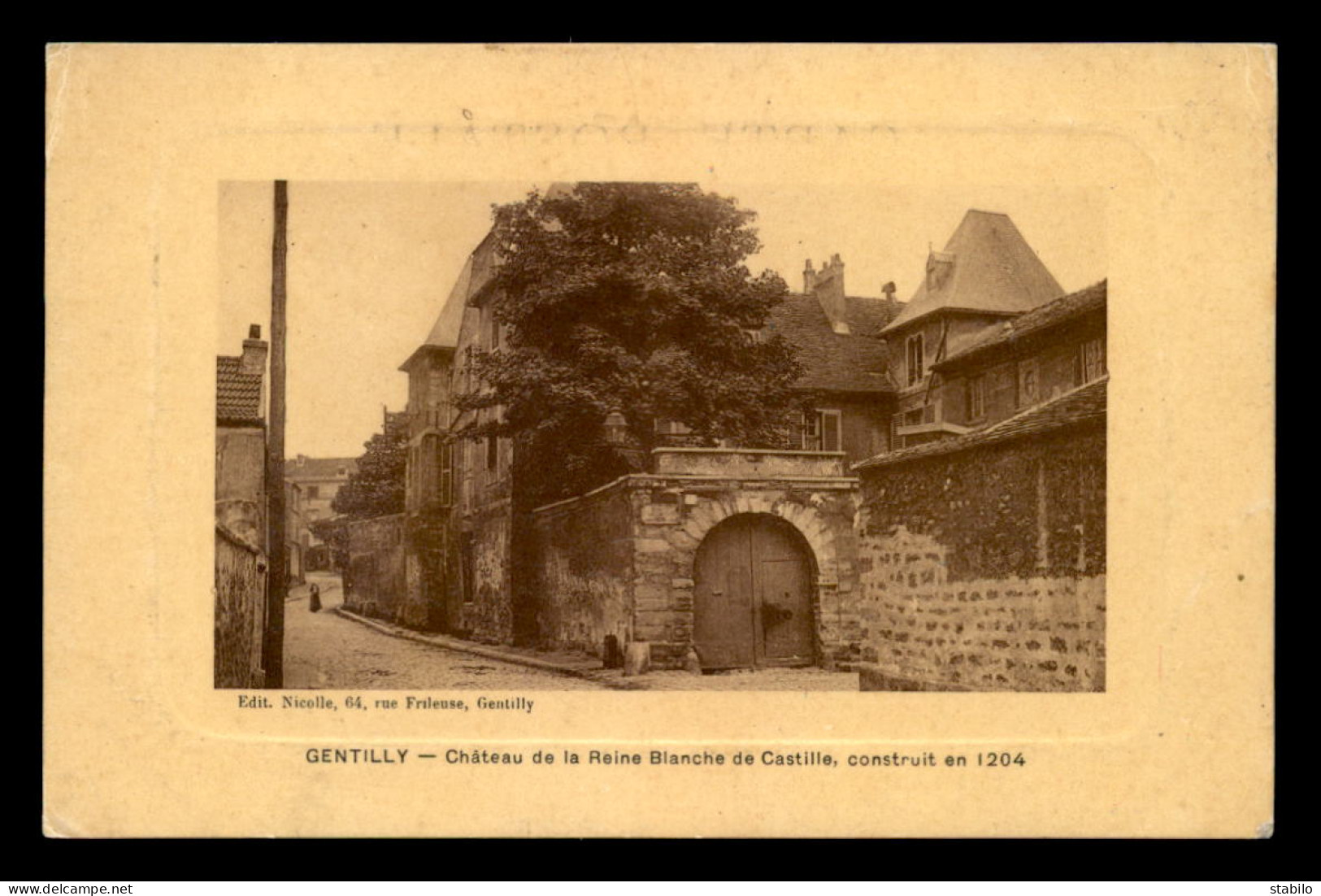 94 - GENTILLY - CHATEAU DE LA REINE BLANCHE DE CASTILLE CONSTRUIT EN 1204 - Gentilly