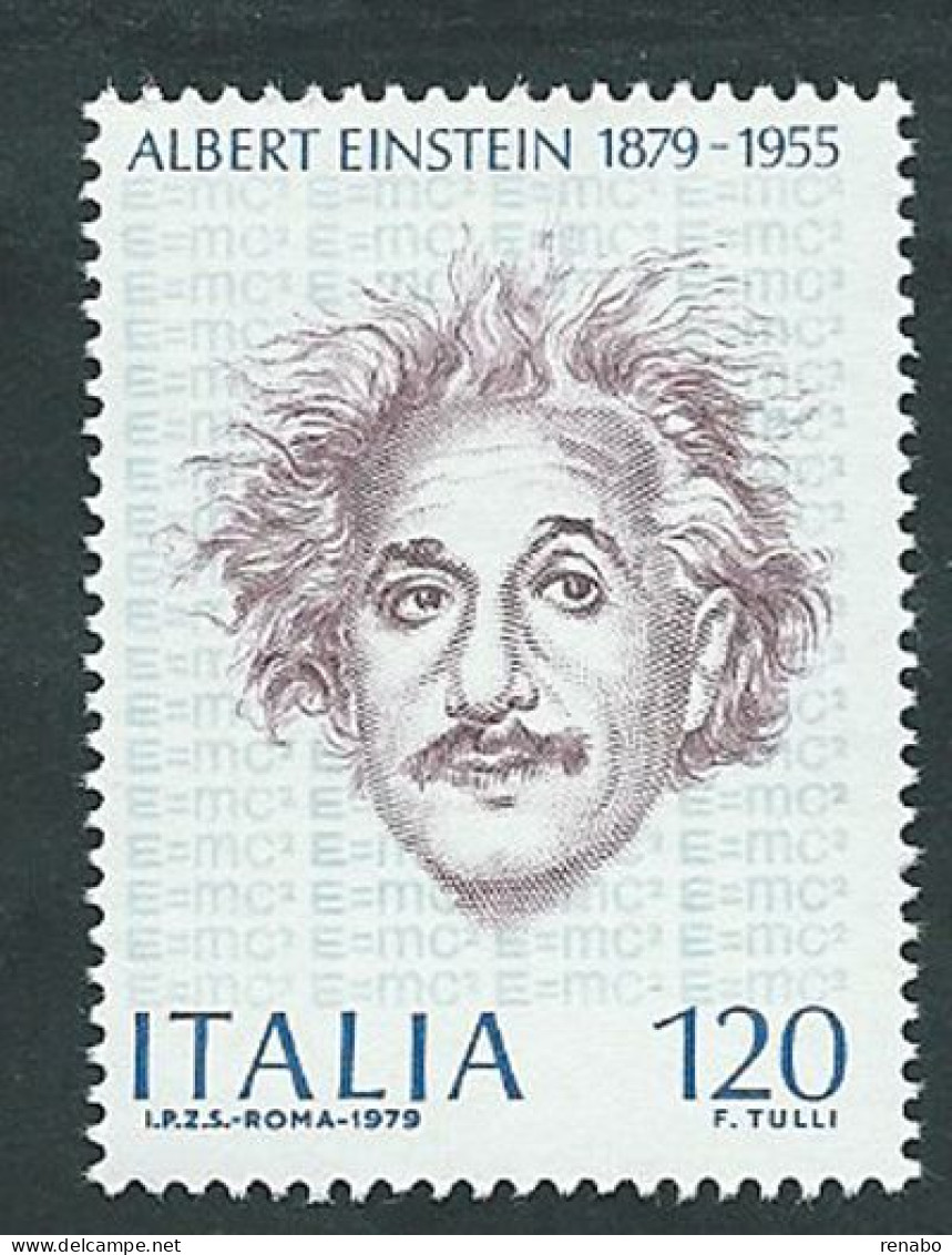 Italia, Italy 1979; Albert Einstein (1879-1955), Premio Nobel Per La Fisica Nel 1921 Per I Contributi Alla Fisica Teoric - Nobelpreisträger