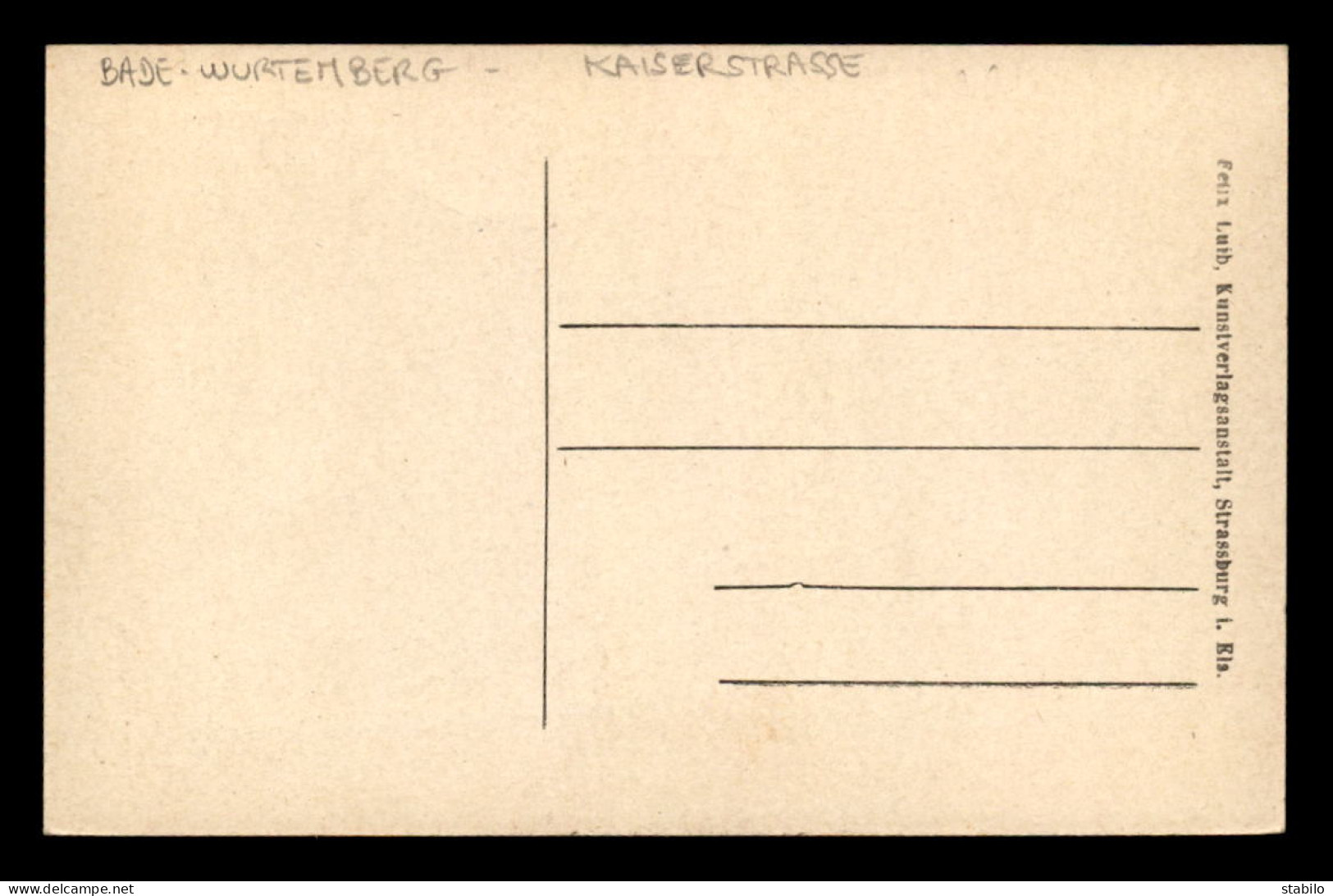 ALLEMAGNE - BADENWEILER - KAISERSTRASSE - Badenweiler