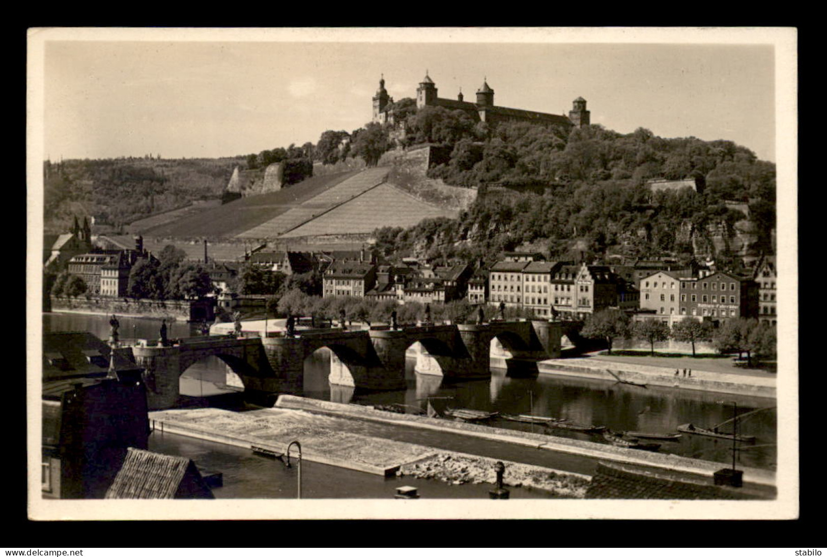 ALLEMAGNE - WURZBURG - ALTE MAINBRUCKE MIT FESTE MARIENBERG - Wuerzburg