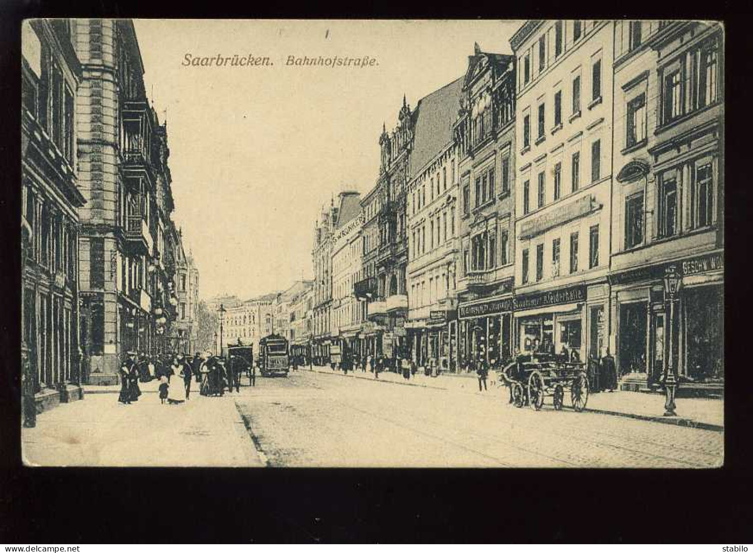 ALLEMAGNE - SAARBRUCKEN - BAHNHOFSTRASSE - Saarbruecken