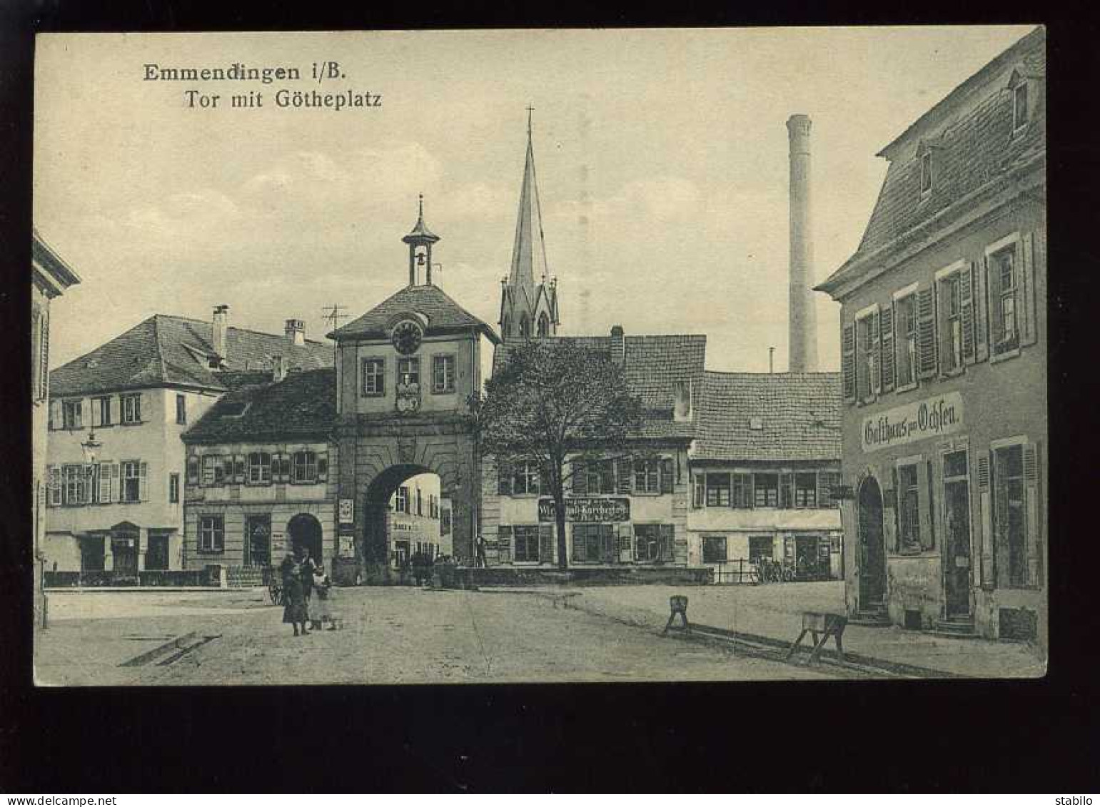 ALLEMAGNE - EMMENDINGEN - TOR MIT GOTHEPLATZ - Emmendingen