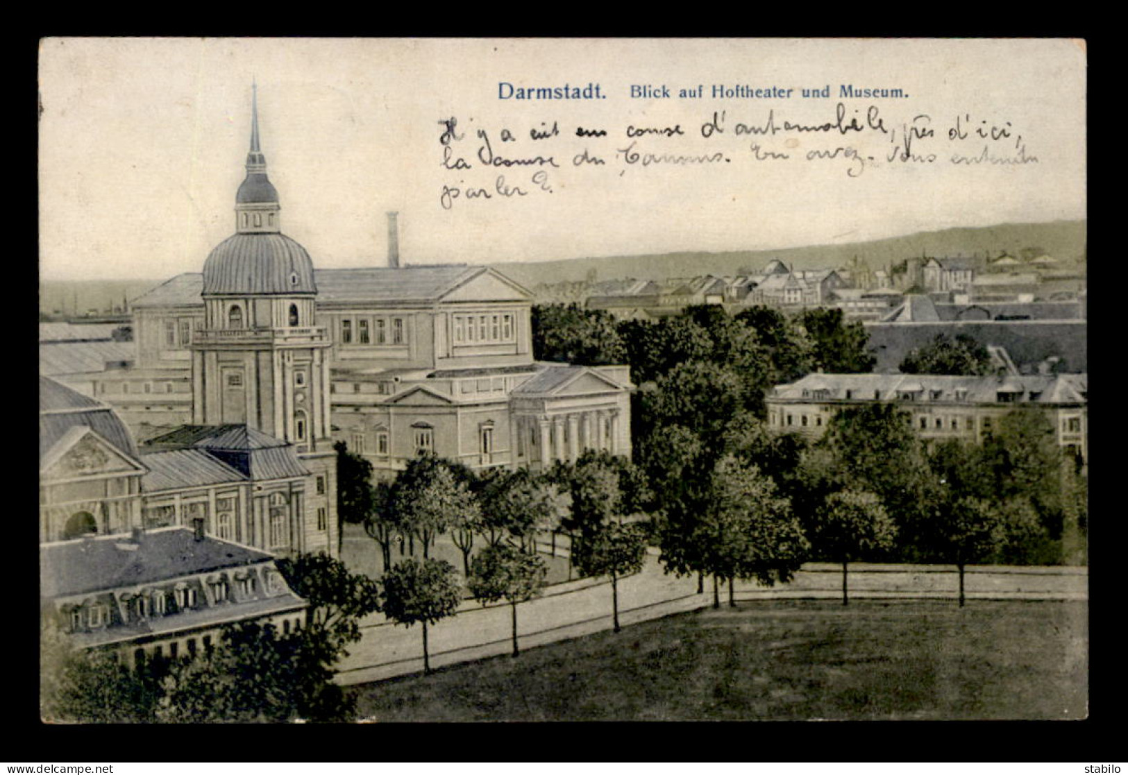 ALLEMAGNE - DARMSTADT - BLICK AUF HOFTHEATER UND MUSEUM - Darmstadt