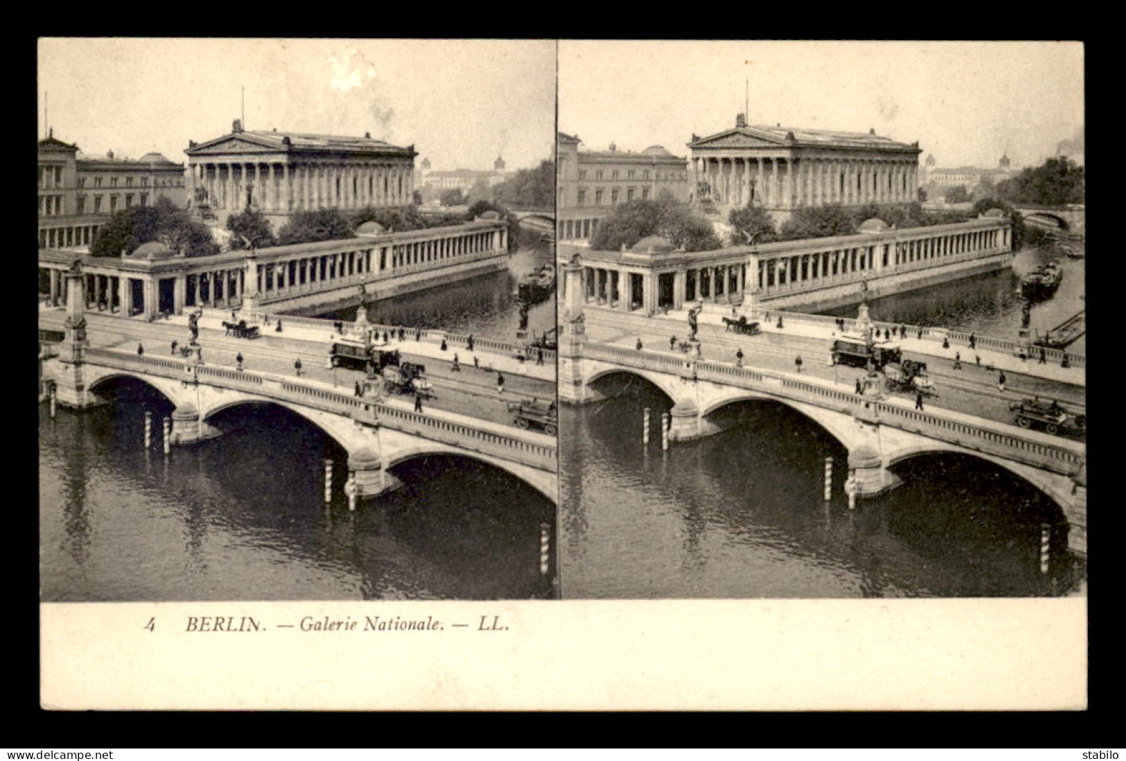 ALLEMAGNE - BERLIN - GALERIE NATIONALE - CARTE STEREO - Otros & Sin Clasificación