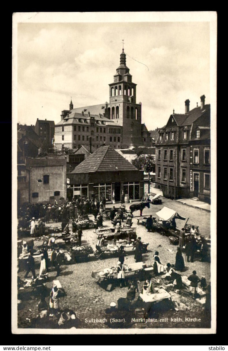 ALLEMAGNE - SULZBACH - MARKTPLATZ MIT KATH KIRCHE - Altri & Non Classificati