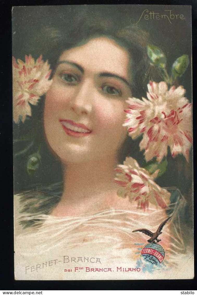 ILLUSTRATEURS - MOIS - FEMME - PUBLICITE FERNET-BRANCA, MILANO - ITALIE - 1900-1949