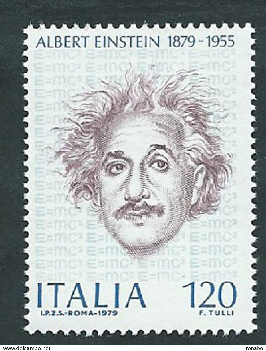 Italia, Italy 1979; Albert Einstein, Diede Una Svolta Nella Storia Della Fisica Per Cui Ottenne Il Premio Nobel Nel 1921 - Physics