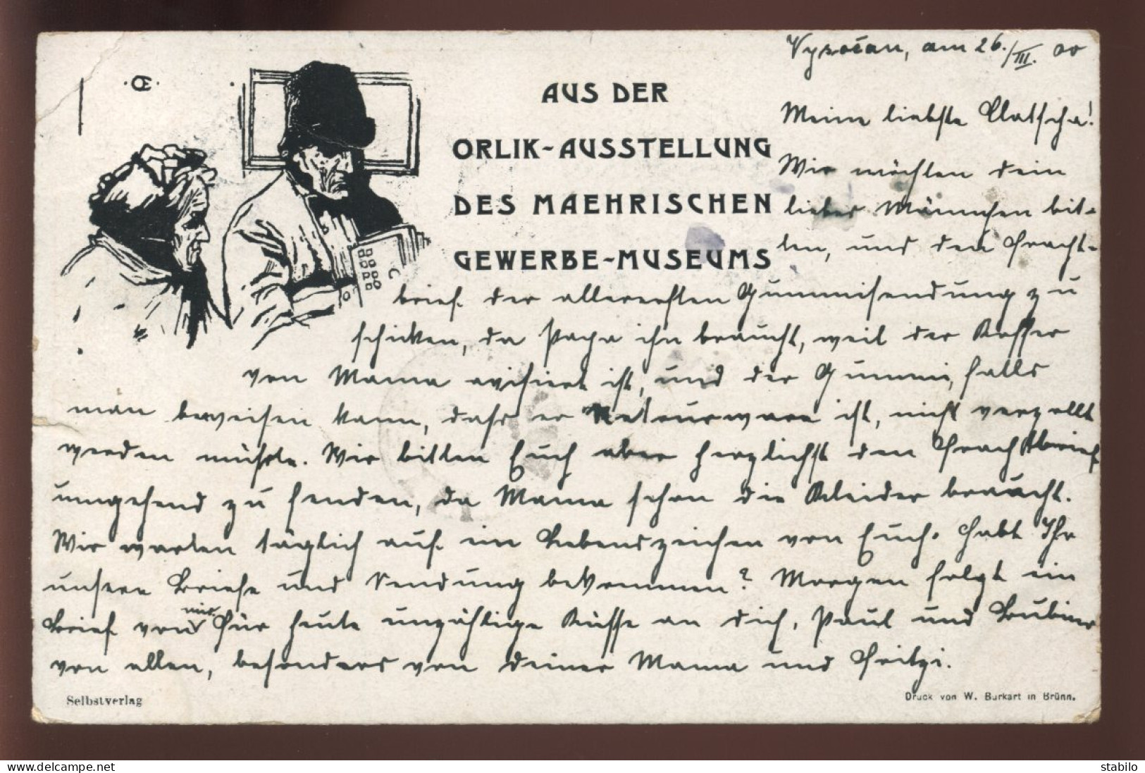 ILLUSTRATEURS - EMIL ORLIK - ART NOUVEAU - AUS DER ORLIK-AUSSTELLUNG DES MAHERISCHEN GEWERBE-MUSEUMS - Altri & Non Classificati