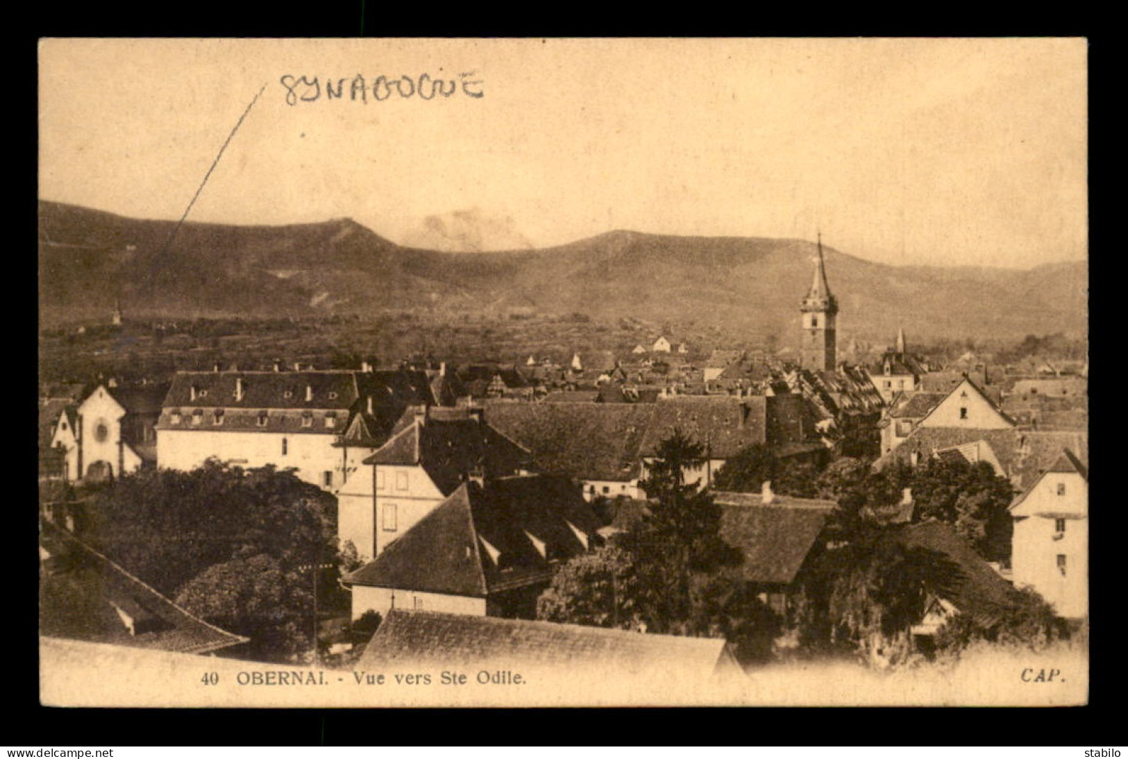 JUDAISME - OBERNAI - VUE GENERALE - SYNAGOGUE - Jewish