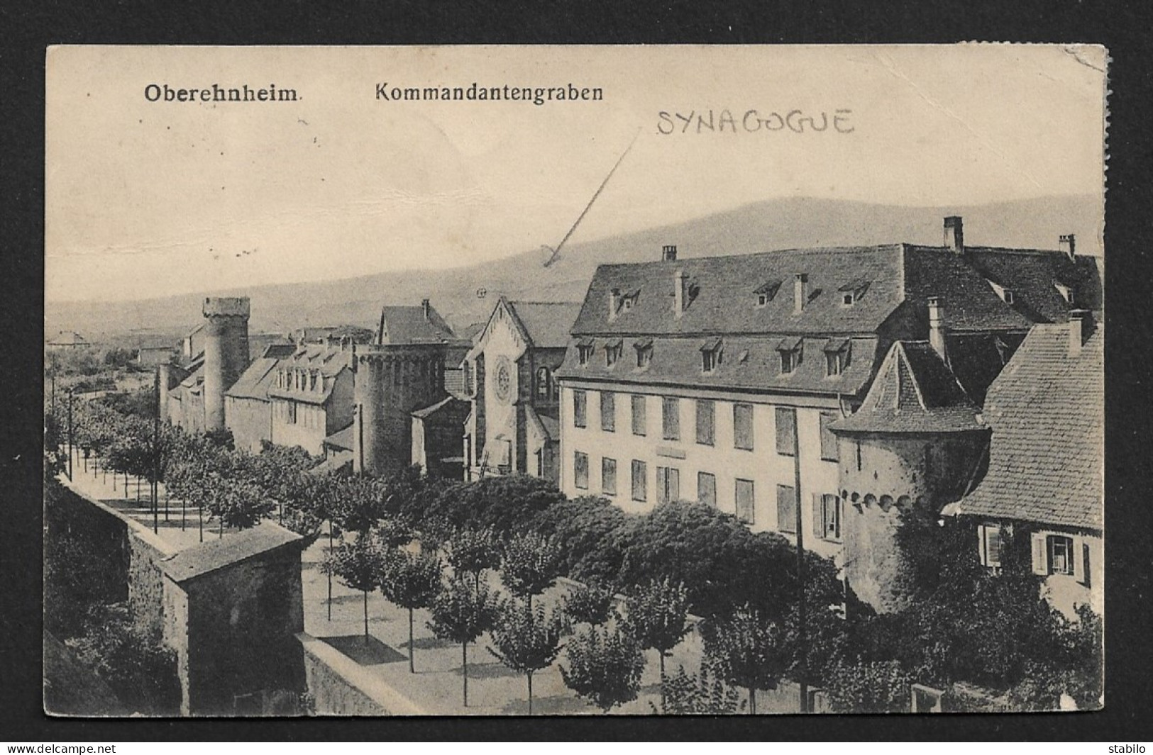 JUDAISME - OBEREHNHEIM - KOMMANDANTENGRABEN - LA SYNAGOGUE - VOIR ETAT - Judaika