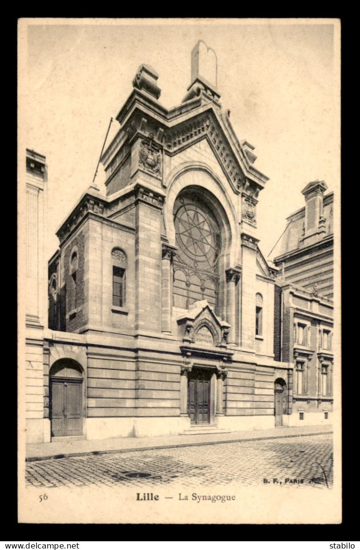 JUDAISME - LILLE (NORD) - LA SYNAGOGUE - Jewish