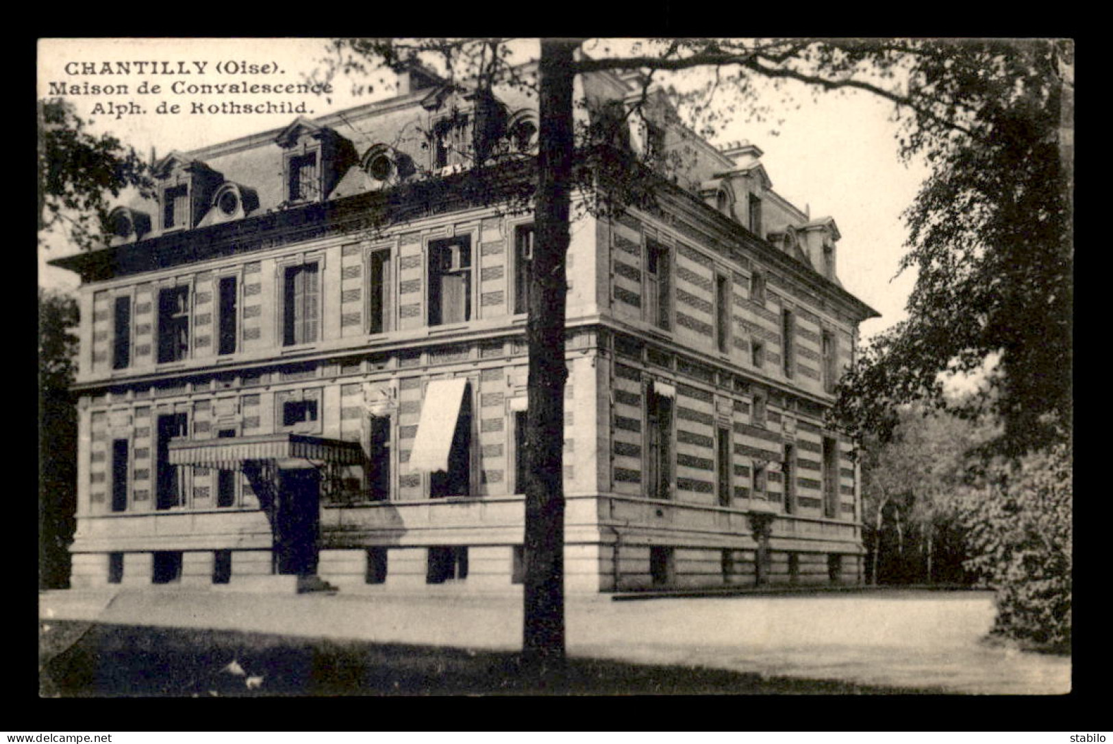 JUDAISME - CHANTILLY (OISE) - MAISON DE CONVALESCENCE ALPHONSE DE ROTSCHILD - Judaika