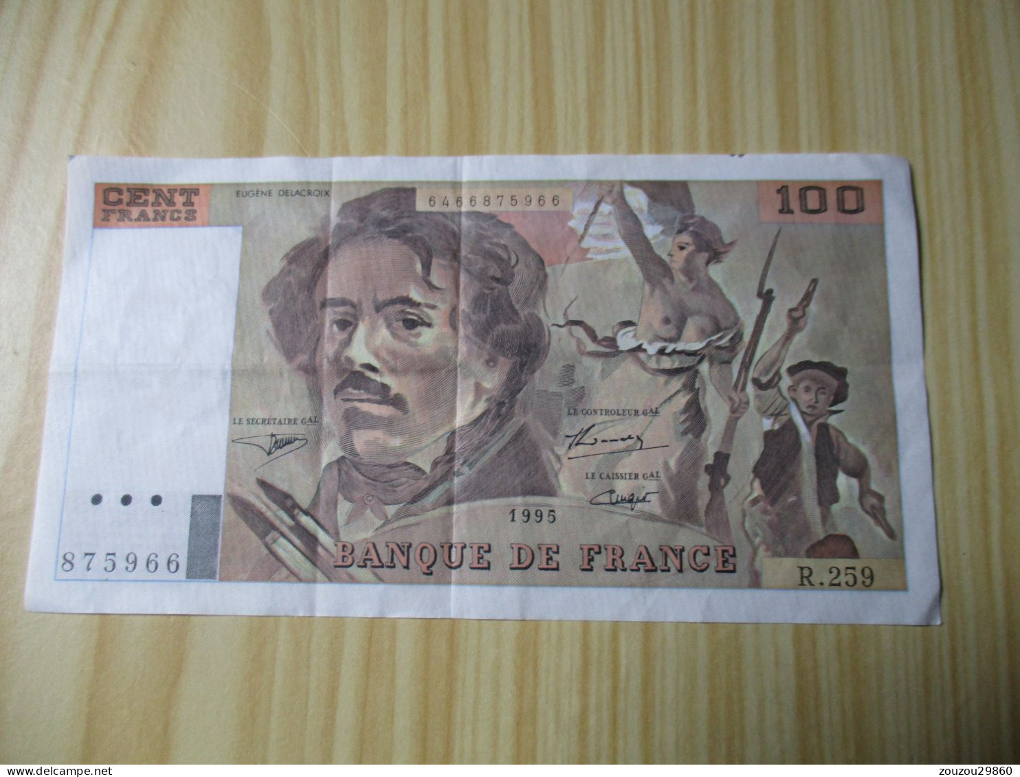 France - Billet 100 Francs Delacroix 1995. - 100 F 1978-1995 ''Delacroix''
