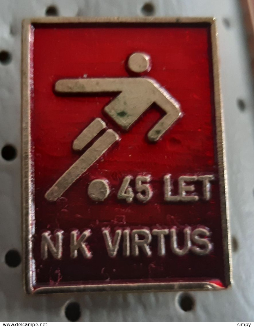 Football Club NK Virtus Kamnik 45 Years  Slovenia Vintage Pin - Football