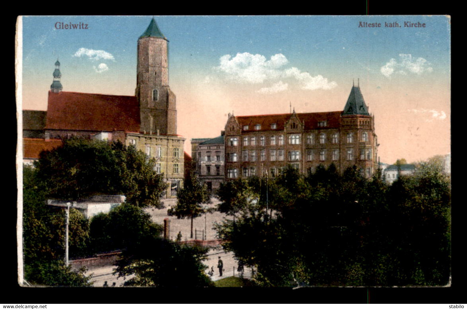 POLOGNE - GLEIWITZ - ALTESTE KATH. KIRCHE - VOIR ETAT - Polen