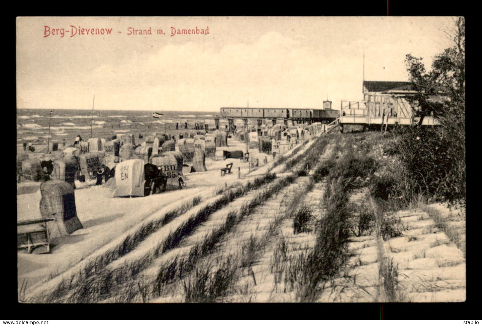 POLOGNE - BERG-DIEVENOW - DZIWNOW - STRAND M. DAMENBAD - Polen