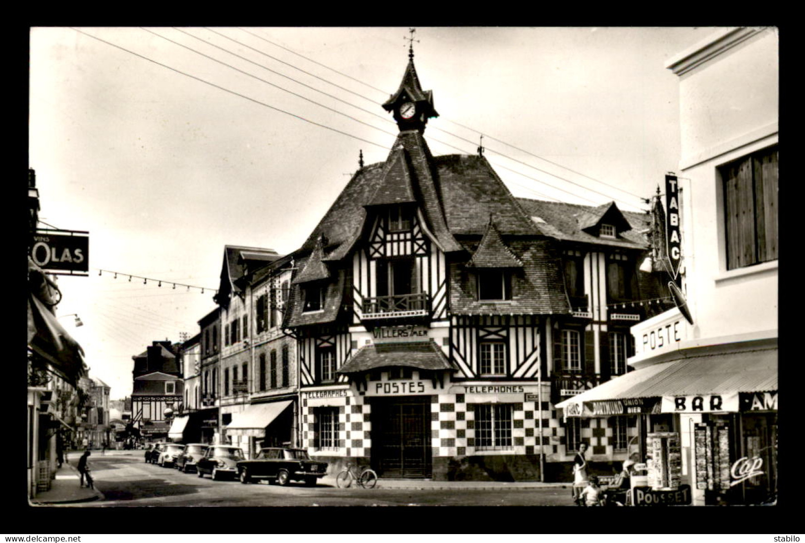 14 - VILLERS-SUR-MER - LA POSTE ET L'AVENUE DES BELGES - Villers Sur Mer