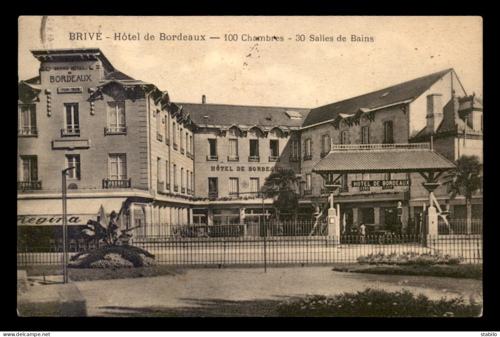 19 - BRIVE - HOTEL DE BORDEAUX - Brive La Gaillarde
