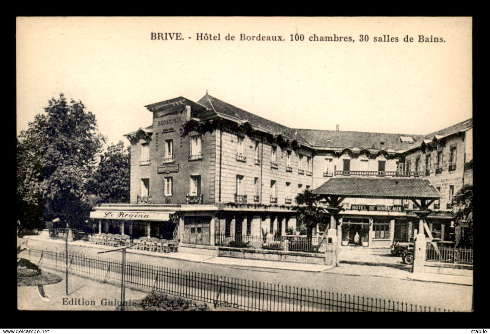 19 - BRIVE - HOTEL DE BORDEAUX - Brive La Gaillarde