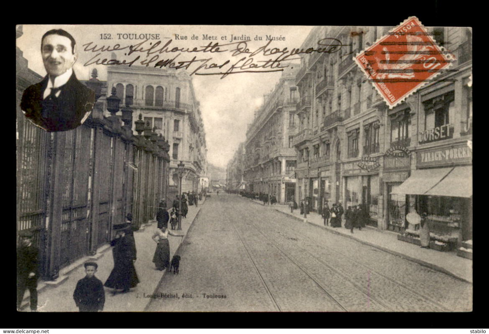 31 - TOULOUSE - RUE DE METZ ET JARDIN DU MUSEE - Toulouse