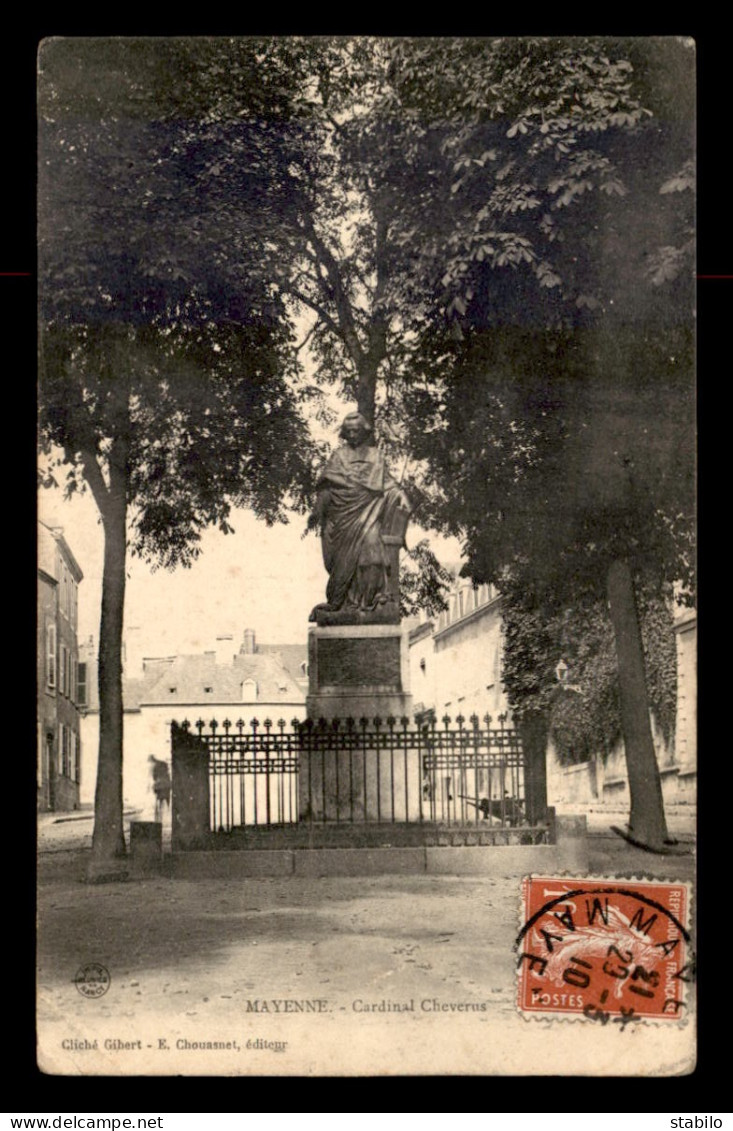 53 - MAYENNE - STATUE DU CARDINAL CHEVERUS - Mayenne