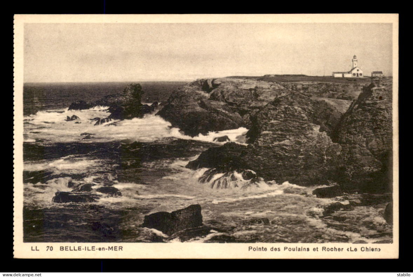 56 - BELLE-ILE-EN-MER - POINTE DES POULAINS ET ROCHER LE CHIEN - Belle Ile En Mer