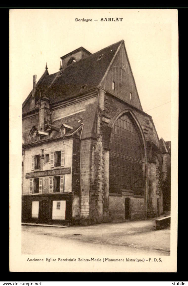 24 - SARLAT - EGLISE STE-MARIE - Sarlat La Caneda