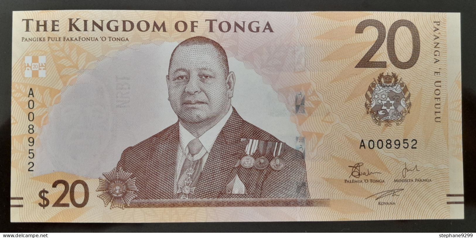 Tonga 20 Paanga 2024 NEUF/UNC - Tonga