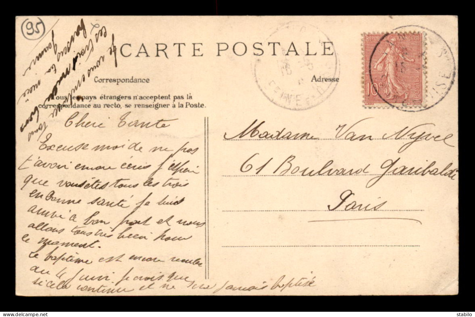 95 - SANNOIS - LETTRES MULTIVUES - Sannois