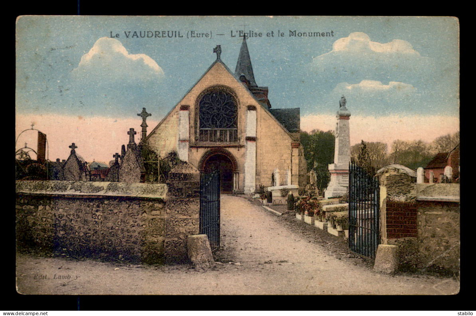 27 - LE VAUDREUIL - L'EGLISE ET LE MONUMENT - Le Vaudreuil