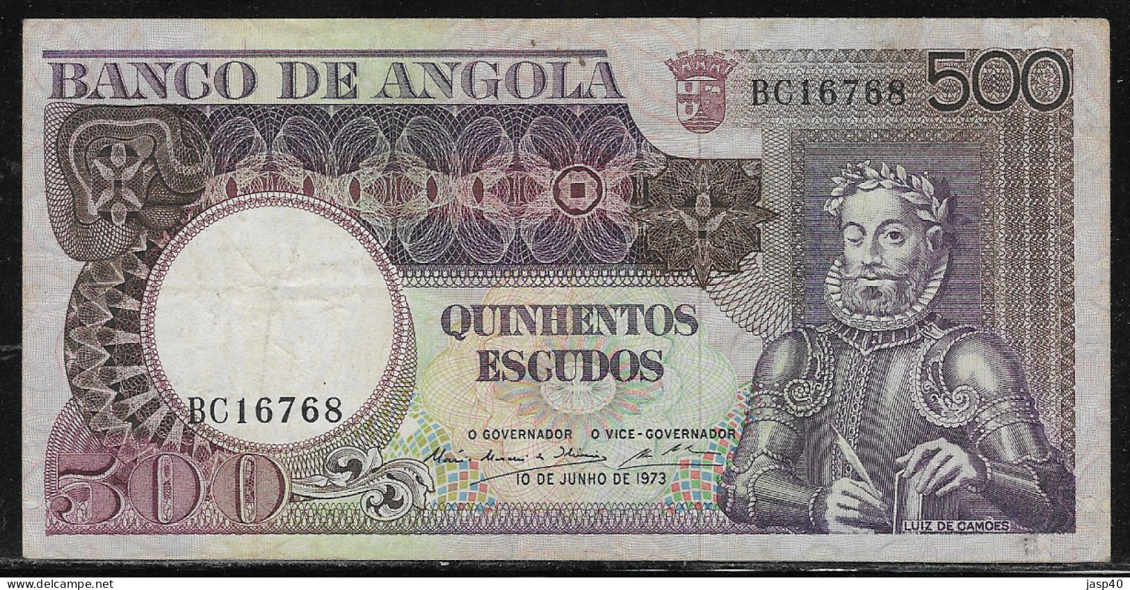 ANGOLA - 500 ESCUDOS DE 1973 - Angola