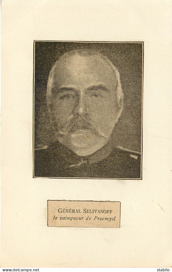 RUSSIE - PORTRAIT DU GENERAL SELIVANOFF - Historische Documenten