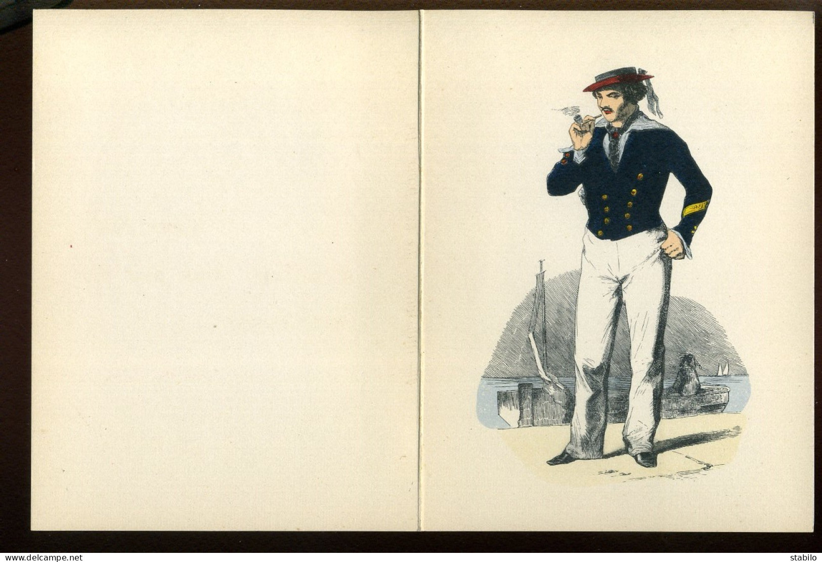 CARTE DE VOEUX ILLUSTREE EDITEE PAR LES AMIS DES MUSEES DE LA MARINE - SECOND MAITRE 1844 - Non Classés