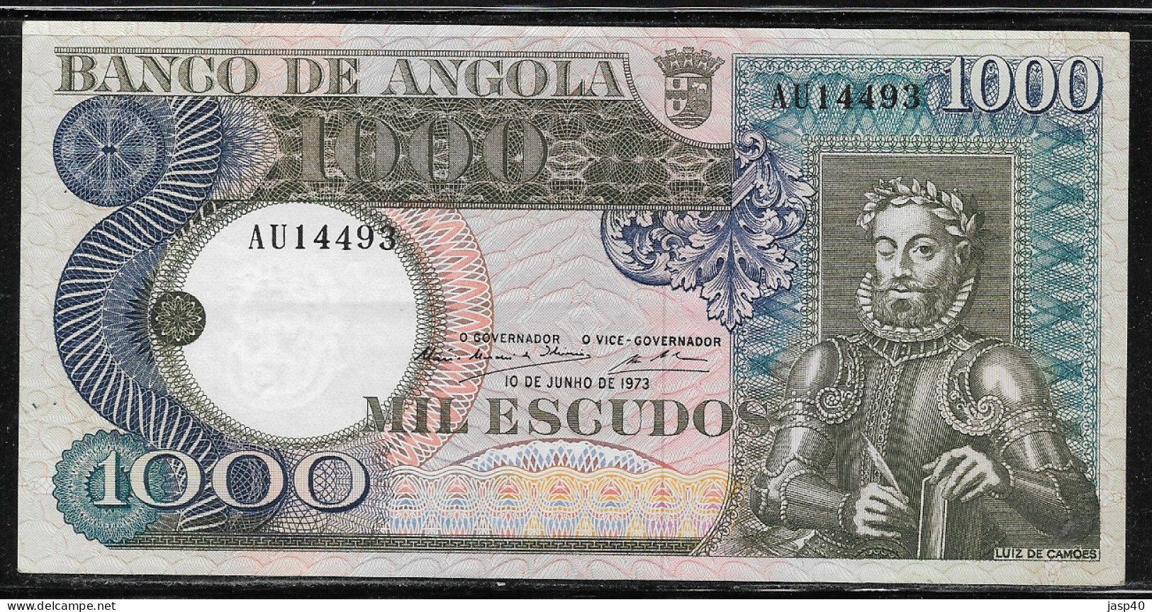 ANGOLA - 1000 ESCUDOS DE 1973 - Angola