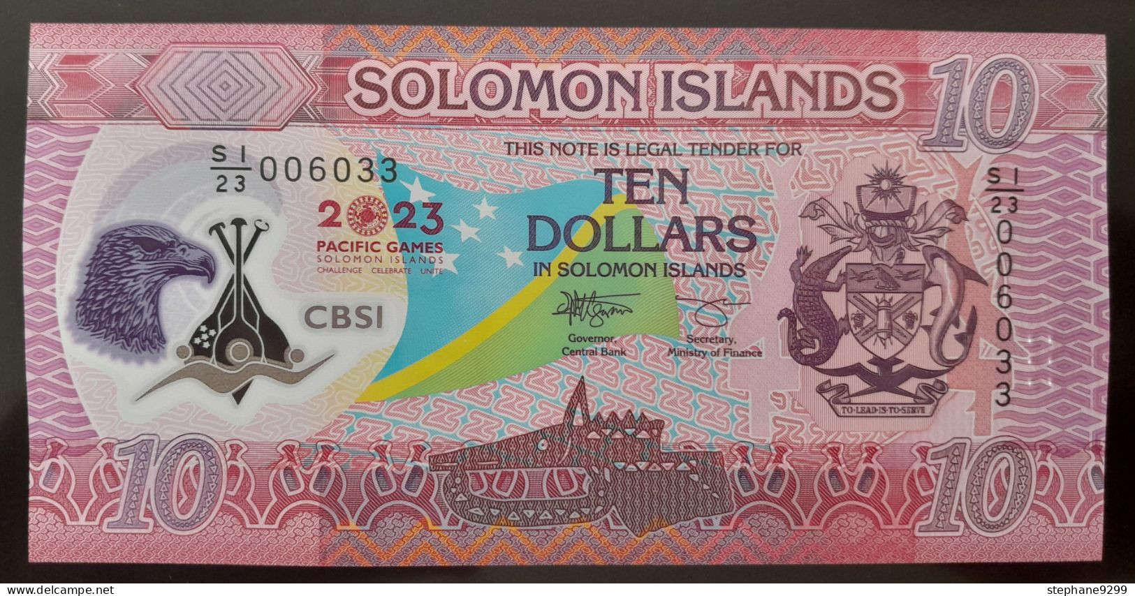SALOMONS 10 DOLLARS COMMEMO NEUF/UNC - Isla Salomon
